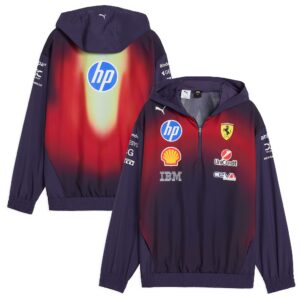 Bluza z kapturem Scuderia Ferrari Team Special Edition Shanghai GP – śliwkowa